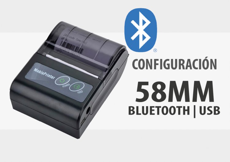 CONFIGURACIÓN MINI IMPRESORA TÉRMICA DE 58MM BLUETOOTH USB EN ANDROID