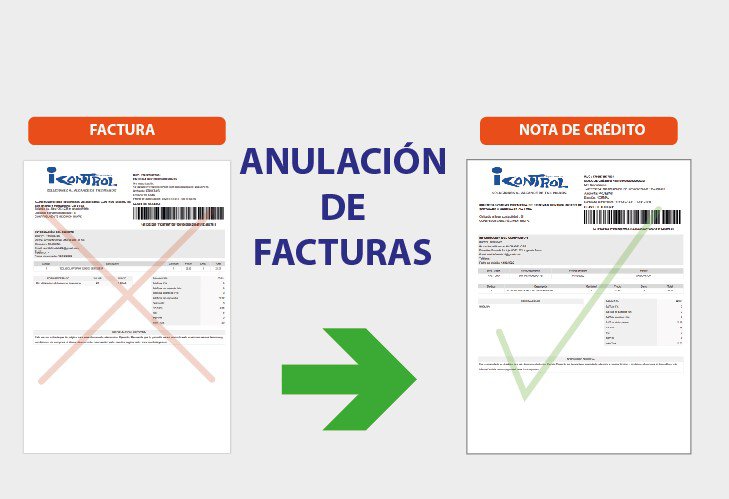 Como anular una factura