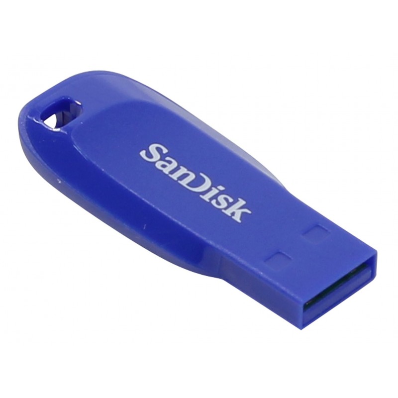 FLASH MEMORY SANDISK 16GB CRUZER BLADE USB AZUL