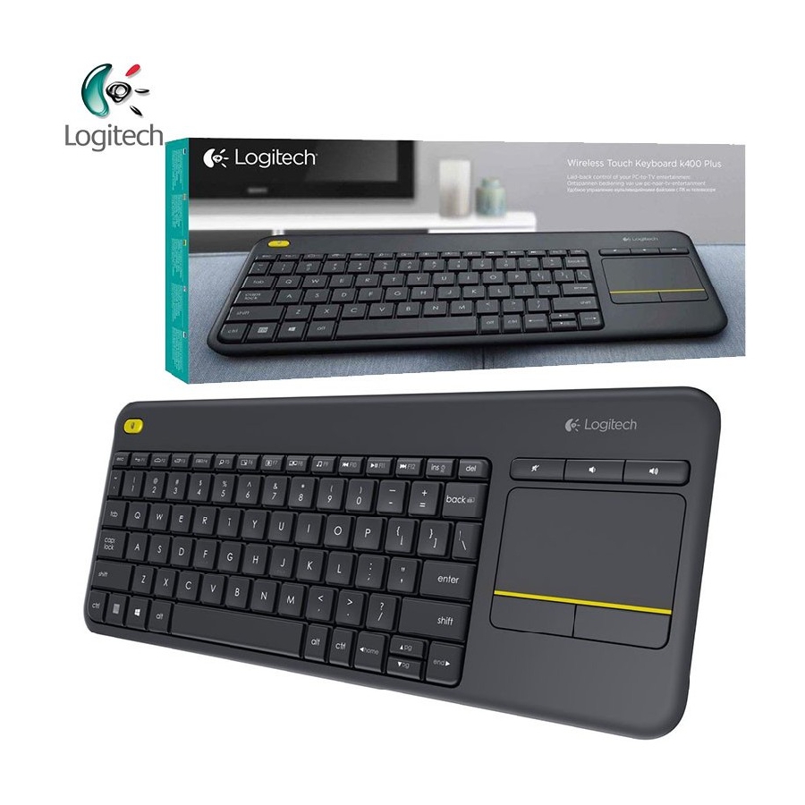 TECLADO MAS TOUCH PAD INALAMBRICO PC-TV LOGITECH